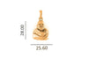 Sterling Gold Plated Neem Karoli Baba Pendant
