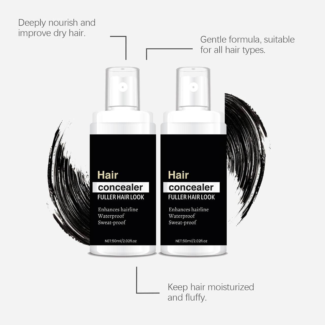 Hair Concealer | Waterproof & Sweat-Proof Powder for Fuller Hair Look (BUY 1 GET 1 FREE)