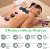 Mini Massager with 8 Modes and 19 Strength Levels, Rechargeable Electric Massager Sticker, Cordless Massager, Portable Body Massage