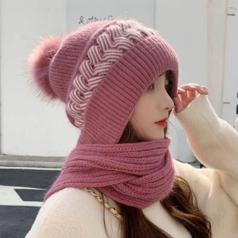 Windproof Scarf With Cap