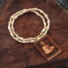 Tulsi Kanthi Mala With Hanuman Pendant for Men Wood Locket Set(Pack Of 2)