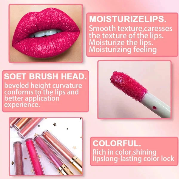 Diamond glitter lipstick(BUY 1 GET 1 FREE)