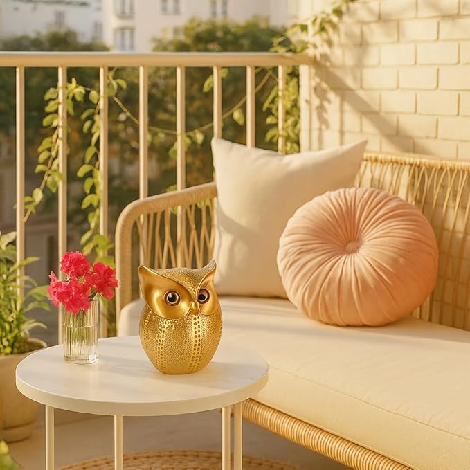 Lucky Owl Figurine Manifested Home Decor