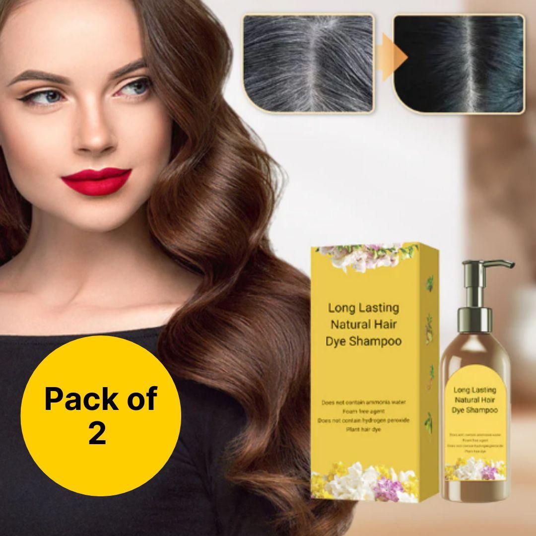 Long Lasting Natural Hair Dye Shampoo 50ML (BUY 1 GET 1 FREE)