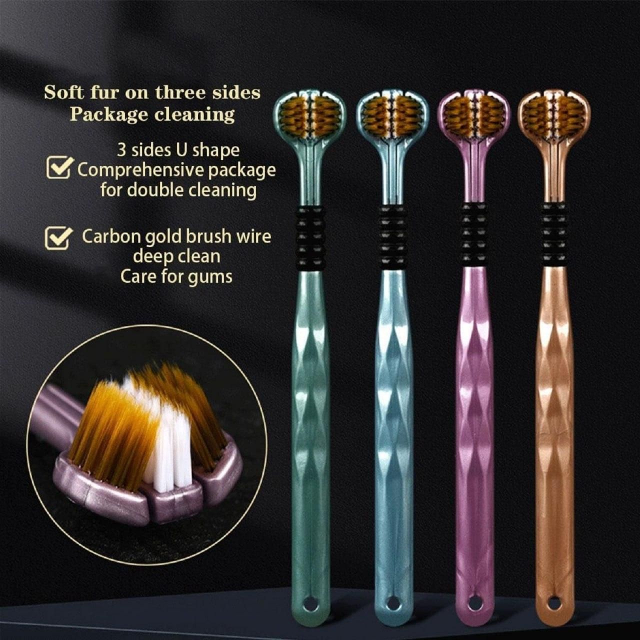 3 SIded Tooth Brush (BUY 1 GET 1 FREE)