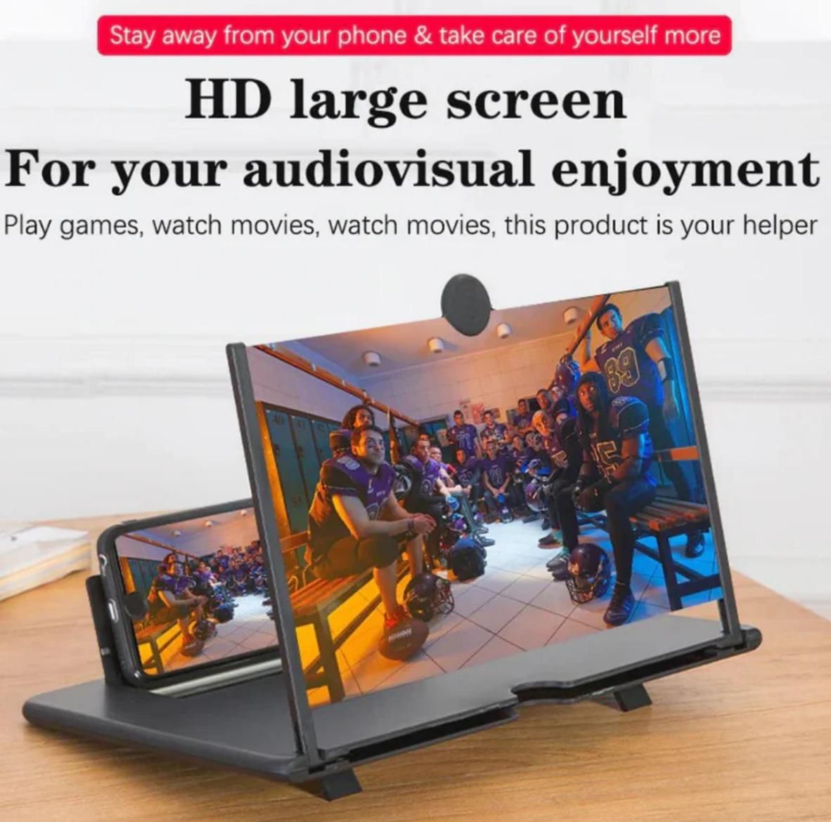 10" Screen Magnifier-3D Magnifying Projector