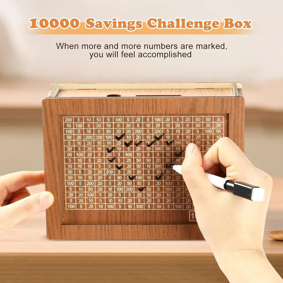 Savings Challenge Piggy Bank
