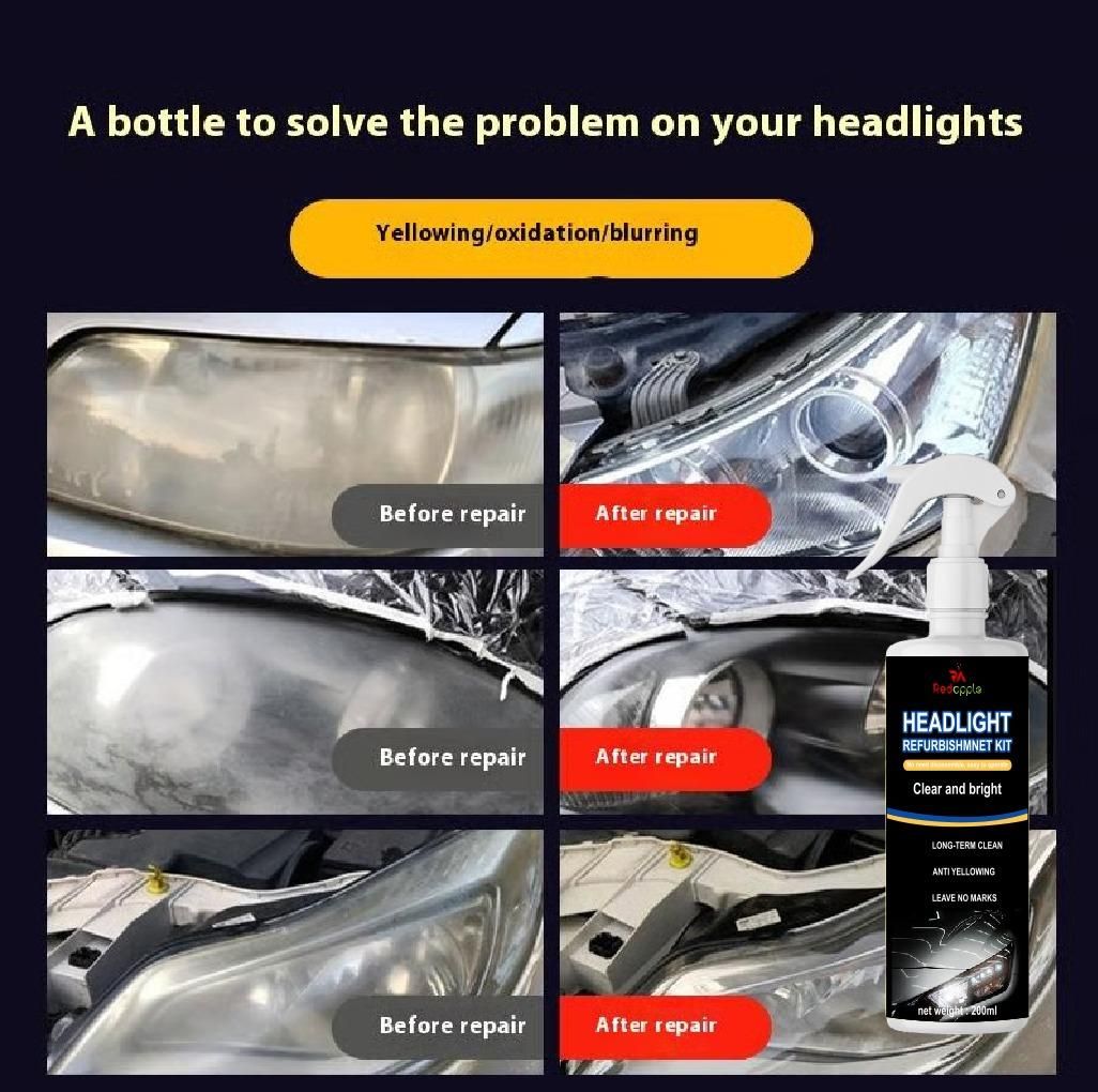 Automotive Headlight Restoration Spray (BUY 1 GET 1 FREE)