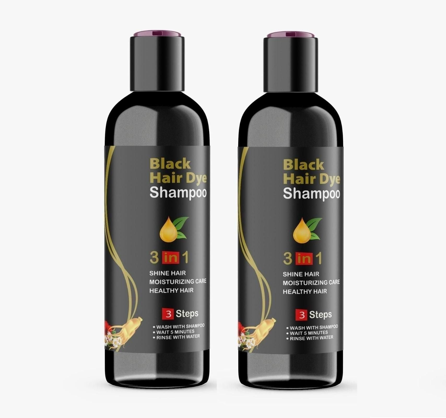 Black Hair Shampoo 3 in 1-100ml (BUY 1 GET 1 FREE)