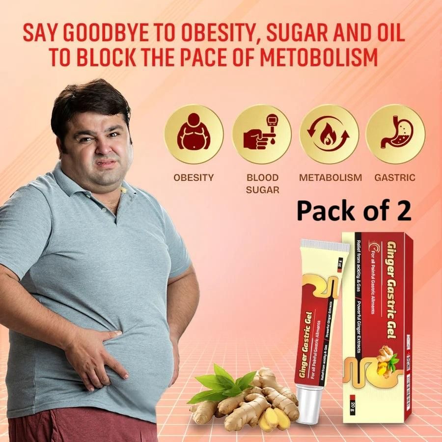 Ginger Gastric Gel 20 g (BUY 1 GET 1 FREE)