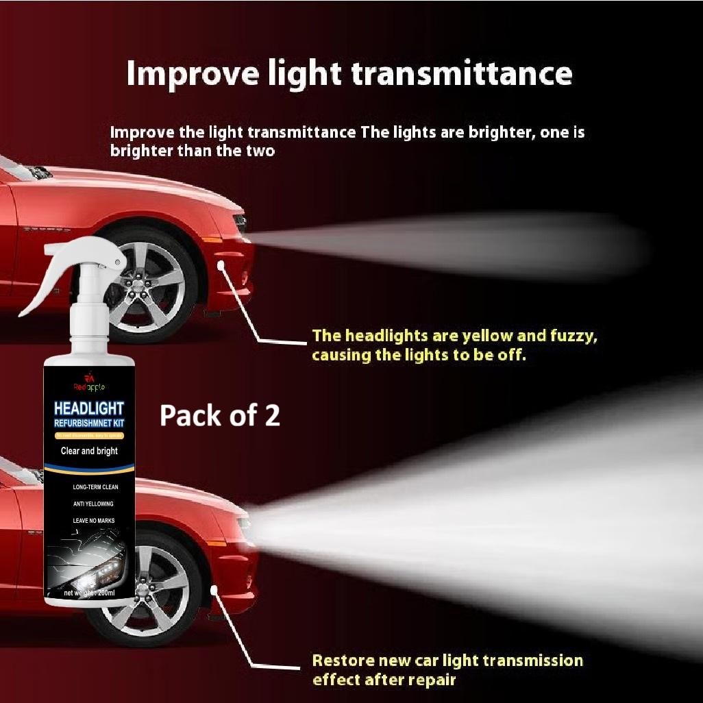 Automotive Headlight Restoration Spray (BUY 1 GET 1 FREE)