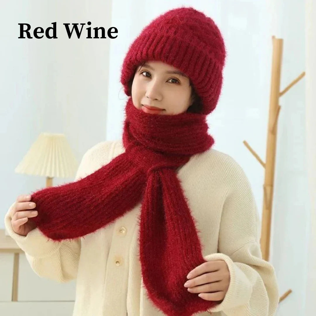 Windproof Scarf With Cap