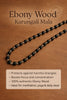 Ebony Wood Karungali Mala