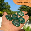 Zibu Coin Original Green Aventurine Stone