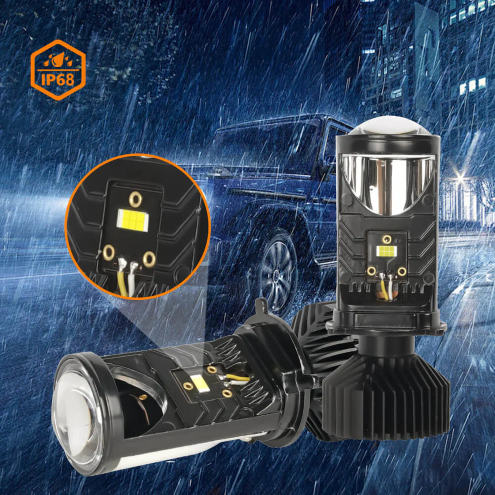 Mini Universal Projector LED Headlight (for all bikes and all cars)