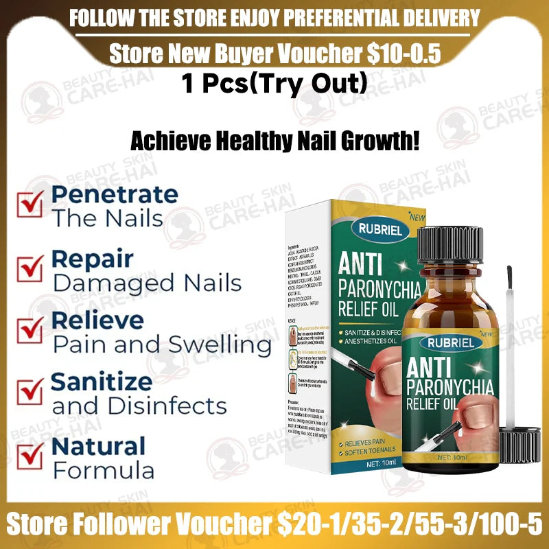 Anti Paronychia Relief Oil 🌿 - (Buy 1 Get 1 FREE🔥🔥)