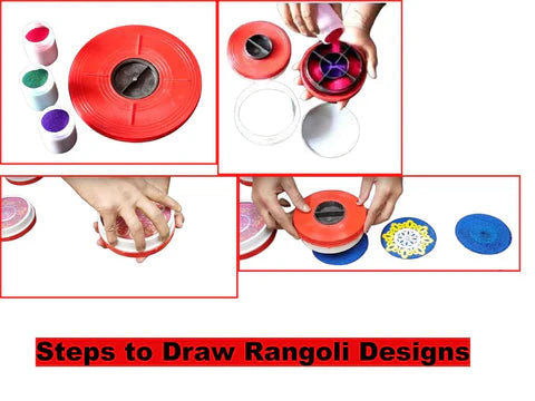 4 in 1 DIY Rangoli Box