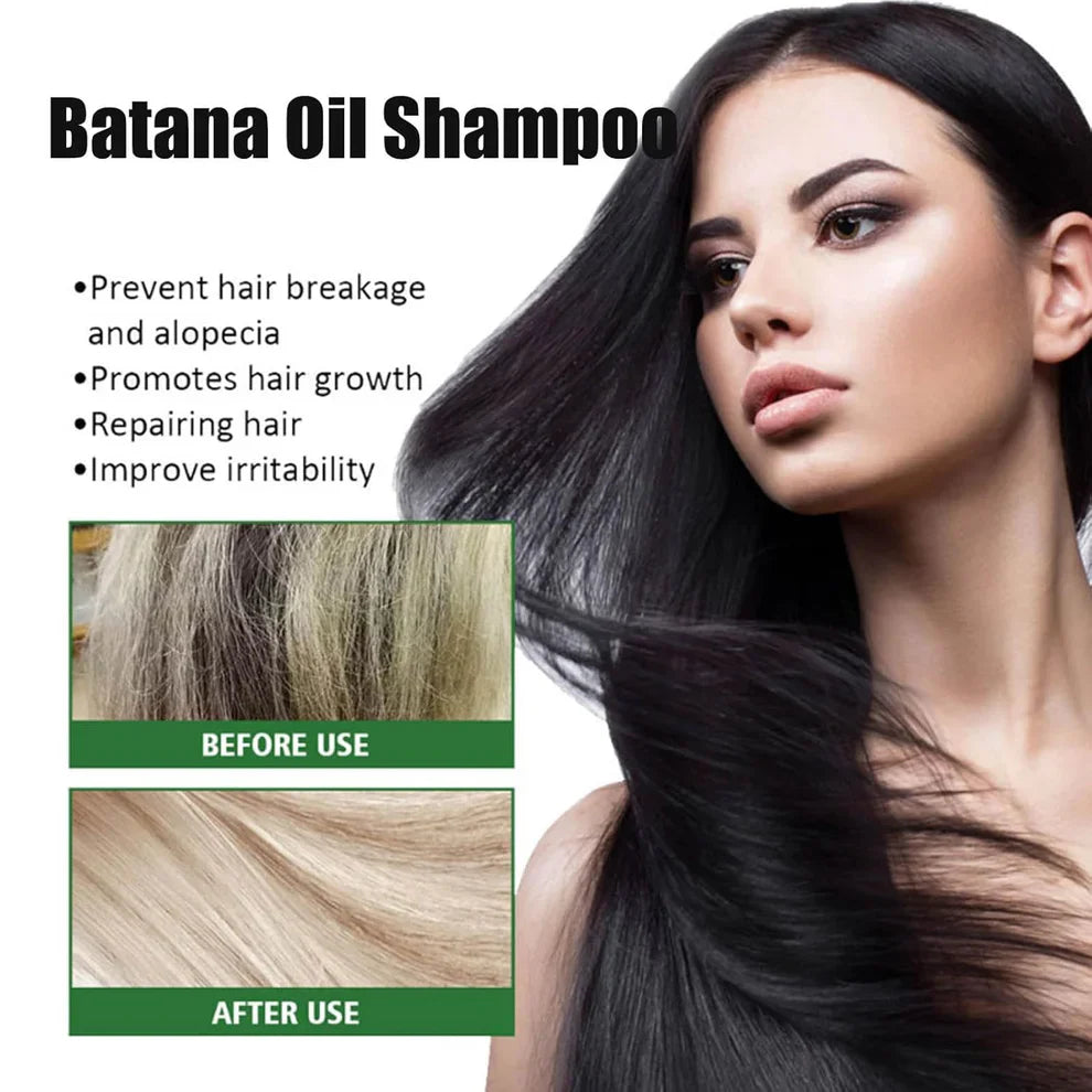 Batana Oil Shampoo for Hair Growth with Rosemary Extract(BUY 1 GET 1 FREE)