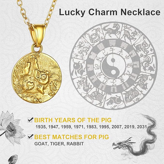 Gold Plated Zodiac Sign Necklace