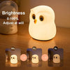 Color changing cute led owl lamp