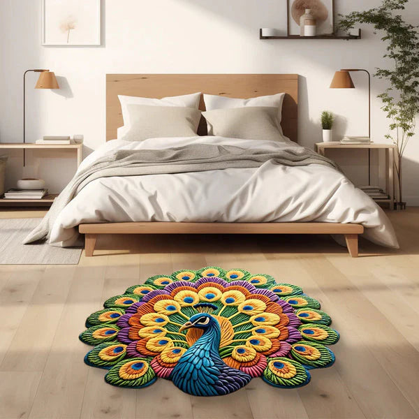 Time-Limited Special⏰Quick-Dry Non-Slip Peacock Mat