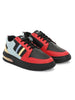 Airbell Synthetic Lace-ups Casual Sneaker for Men's (Black)