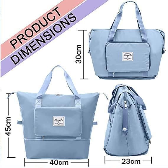 Foldable Polyester Travel Duffel Bag (Pack of 1)