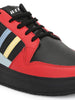 Airbell Synthetic Lace-ups Casual Sneaker for Men's (Black)